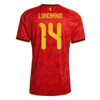 Belgicko Dodi Lukebakio #14 Domáci futbalový dres MS 2026 Krátky Rukáv